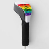 Feiern Sie Liebe, Stolz und Authentizität Golf Headcover (angewinkelt)