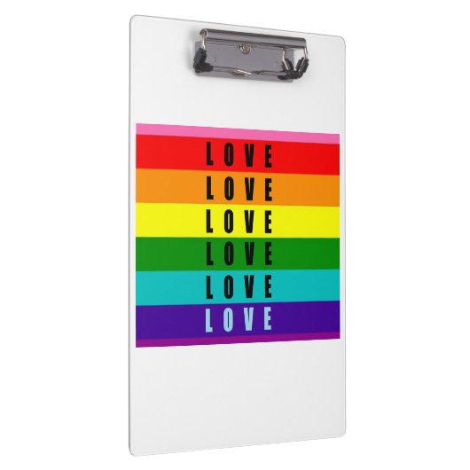 Feiern Sie Liebe, Stolz und Authentizität Klemmbrett (Rechts)