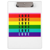 Feiern Sie Liebe, Stolz und Authentizität Klemmbrett (Vorderseite)