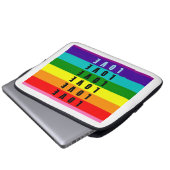 Feiern Sie Liebe, Stolz und Authentizität Laptopschutzhülle (Vorne Knopf)