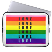 Feiern Sie Liebe, Stolz und Authentizität Laptopschutzhülle (Vorderseite)