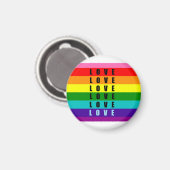 Feiern Sie Liebe, Stolz und Authentizität Magnet (Vorderseite/Rückseite)