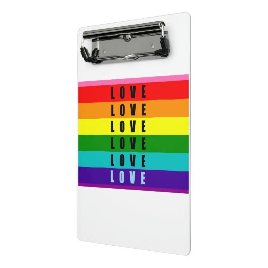 Feiern Sie Liebe, Stolz und Authentizität Mini Klemmbrett (Gewinkelt2)
