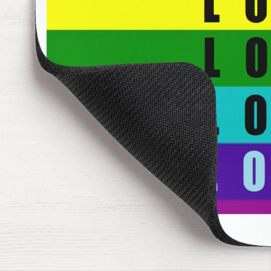Feiern Sie Liebe, Stolz und Authentizität Mousepad (Ecke)