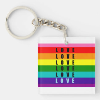 Feiern Sie Liebe, Stolz und Authentizität Schlüsselanhänger