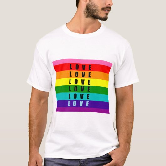 Feiern Sie Liebe, Stolz und Authentizität T-Shirt (Vorderseite)