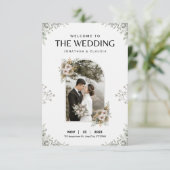 Feiern Sie Liebe und Freude mit dieser Atemberaube Einladung (Stehend Vorderseite)