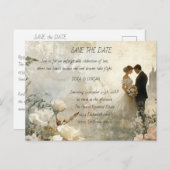 Feiern Sie Liebe und Freude mit einer Hochzeitsein Einladungspostkarte (Vorne/Hinten)