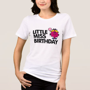 Feiern Sie Little Miss Geburtstag Tri-Blend Shirt