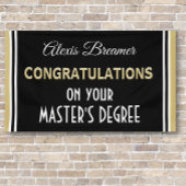 Feiern Sie! Master-Abschluss! Abschluss-Banner Banner