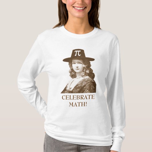 Feiern Sie Mathe, PU-Dame T-Shirt (Vorderseite)