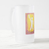 Feiern Sie! Mattglas Bierglas (Vorderseite Links)