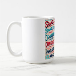 Feiern Sie mehrsprachig. Was ist Ihr Blend? Kaffeetasse