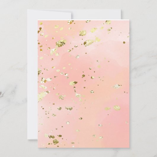 Feiern Sie meinen Geburtstag! Einladung (Rückseite)