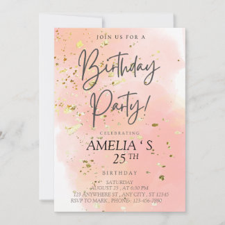 Feiern Sie meinen Geburtstag! Einladung