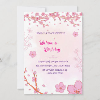 Feiern Sie Michelle's Geburtstag mit uns Einladung