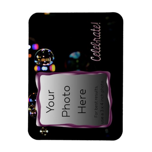 Feiern Sie mit Blasen! Magnet (Vertikal)