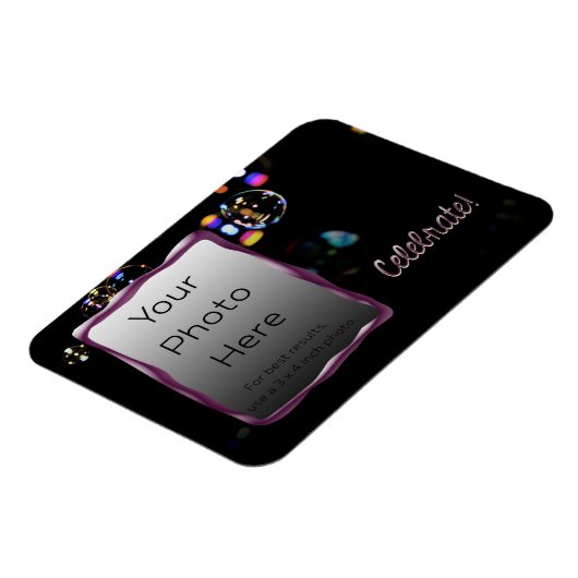 Feiern Sie mit Blasen! Magnet (Linke Seite)