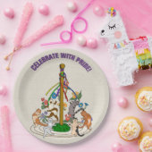 Feiern Sie mit dem Party von Maypole Pappteller (Party)