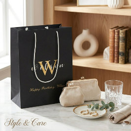 Feiern Sie mit einem ganz persönlichen Happy Birth Mittlere Geschenktüte