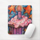 Feiern Sie mit einem kleinen Kuchen Mousepad (Mit Mouse)