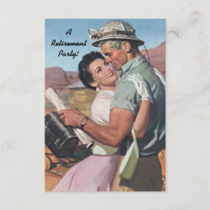 Feiern Sie mit einer lustigen Retro-Ruhestandsfeie Einladung