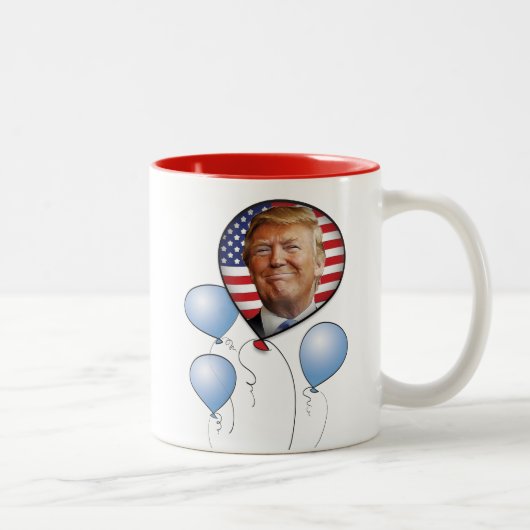 Feiern Sie mit Trumpf Zweifarbige Tasse (Rechts)