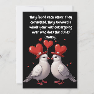 Feiern Sie mit uns ein Jahr der Liebe Einladung