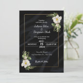 Feiern Sie mit uns Liebe | Hochzeit invita Einladung (Stehend Vorderseite)