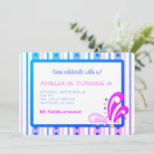 Feiern Sie mit uns mit einer individuellen Einladu Ankündigung (Stehend Vorderseite)