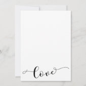 Feiern Sie mit uns nach der Hochzeit Einladung (Rückseite)