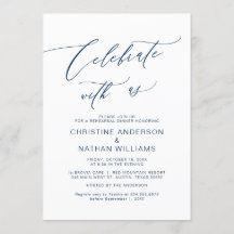 Feiern Sie mit uns, Navy Blue, Probe Dinner