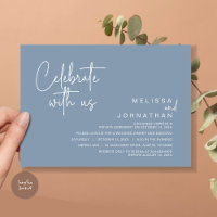 Feiern Sie mit uns, Post Wedding Elopement Party