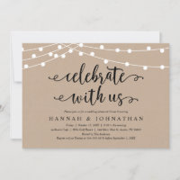 Feiern Sie mit uns, rustikale Probe Abendessen