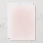 Feiern Sie mit uns! Sparkeller Glitzer und rosa Bl Einladung (Rückseite)