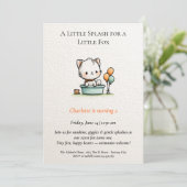 Feiern Sie mit unserem c Einladung (Stehend Vorderseite)