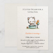 Feiern Sie mit unserem c Einladung (Vorne/Hinten)