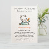 Feiern Sie mit unserem c Einladung (Stehend Vorderseite)