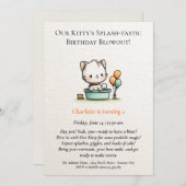 Feiern Sie mit unserem c Einladung (Vorne/Hinten)