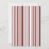 Feiern Sie mit unserem Cinnamon & Dusty Rose Empfa Einladung (Rückseite)
