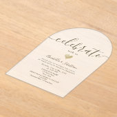 Feiern Sie mit unserer Hochzeitsempfehlung Acryleinladungen (Ablage )