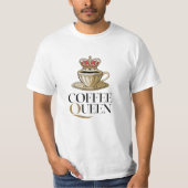 Feiern Sie Morgens mit Kaffeedesigns T-Shirt (Vorderseite)