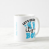 Feiern Sie neue Baby Boy Geschenke Tasse (VorderseiteRechts)