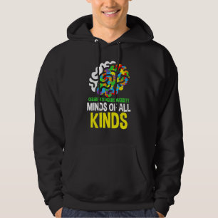 Feiern Sie Neurodivergenz von allen Freundinnen Hoodie