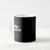 Feiern Sie Neurodiversitäts-Regenbogen-Unendlichke Kaffeetasse (Vorderseite Links)