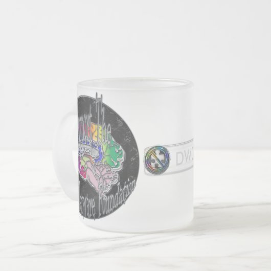 Feiern Sie Neurodiversity mit Monogramm Tasse (Vorderseite Links)