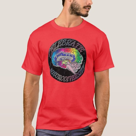 Feiern Sie Neurodiversity T-Shirt (Vorderseite)