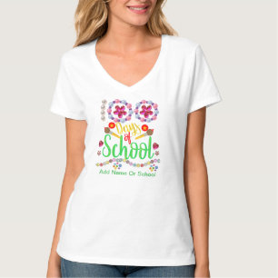 Feiern Sie Niedlich 100 Schultage T-Shirt