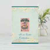 Feiern Sie Ostern-Einladung Einladung (Stehend Vorderseite)