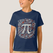 Feiern Sie Pi Day mit einem kreativen grafischen T T-Shirt (Vorderseite)